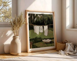 Laundry By The Lake Plakat - 21 x 29.7 cm (A4) - Nellastore
