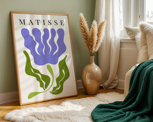 Lavender Bloom Matisse Plakat - 21 x 29.7 cm - Nellastore