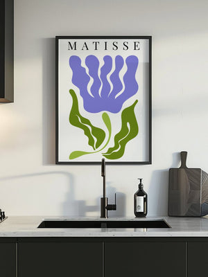 Lavender Bloom Matisse Plakat - 21 x 29.7 cm - Nellastore