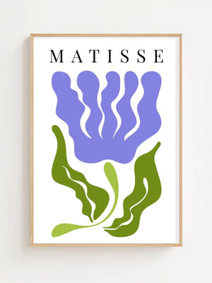 Lavender Bloom Matisse Plakat - 21 x 29.7 cm - Nellastore