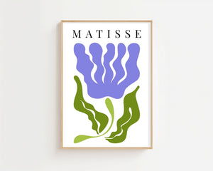 Lavender Bloom Matisse Plakat - 21 x 29.7 cm - Nellastore