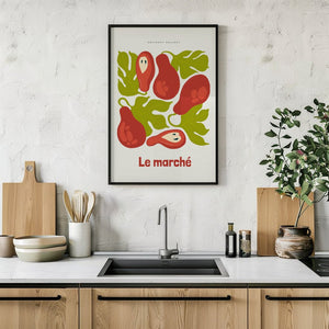 Le Marché Fig Plakat - 21 x 29.7 cm - Nellastore