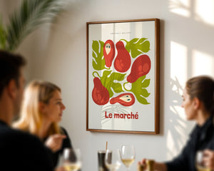 Le Marché Fig Plakat - 21 x 29.7 cm - Nellastore