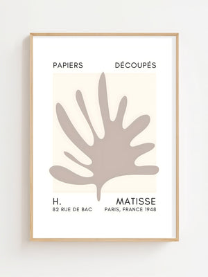 Leaf Cutout Plakat - 21 x 29.7 cm (A4) - Nellastore