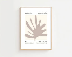 Leaf Cutout Plakat - 21 x 29.7 cm (A4) - Nellastore
