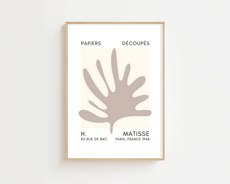 Leaf Cutout Plakat - 21 x 29.7 cm (A4) - Nellastore