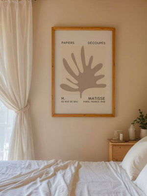 Leaf Cutout Plakat - 21 x 29.7 cm (A4) - Nellastore