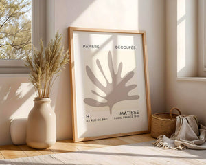 Leaf Cutout Plakat - 21 x 29.7 cm (A4) - Nellastore
