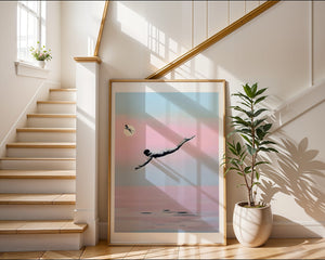 Leap Into Pink Plakat - 21 x 29.7 cm (A4) - Nellastore