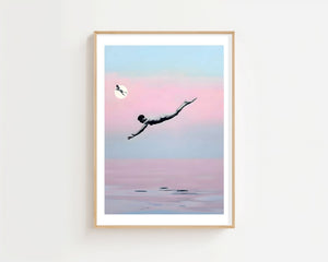 Leap Into Pink Plakat - 21 x 29.7 cm (A4) - Nellastore