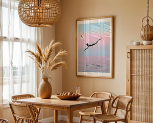 Leap Into Pink Plakat - 21 x 29.7 cm (A4) - Nellastore