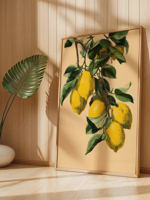 Lemon Branch Plakat - 21 x 29.7 cm (A4) - Nellastore