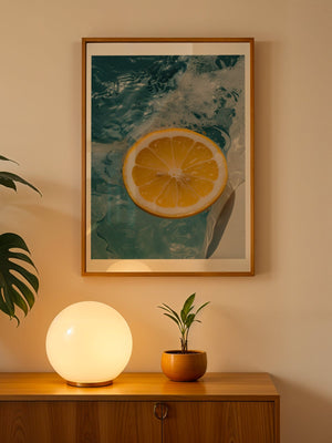 Lemon In Water Plakat - 21 x 29.7 cm (A4) - Nellastore