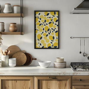 Lemon Shower Plakat - 21 x 29.7 cm - Nellastore