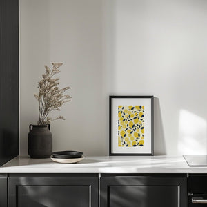 Lemon Shower Plakat - 21 x 29.7 cm - Nellastore
