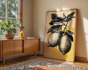 Lemon Sketch Plakat - 21 x 29.7 cm (A4) - Nellastore