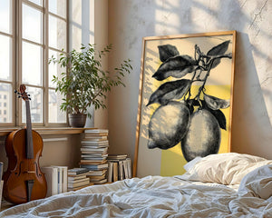 Lemon Sketch Plakat - 21 x 29.7 cm (A4) - Nellastore