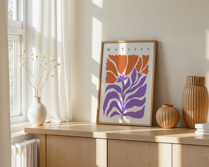 Lilac Bloom Matisse Plakat - 21 x 29.7 cm - Nellastore