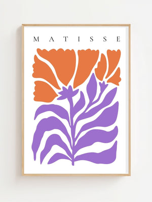 Lilac Bloom Matisse Plakat - 21 x 29.7 cm - Nellastore