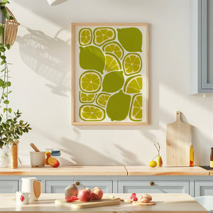 Lime Zest Collection Plakat - 21 x 29.7 cm - Nellastore