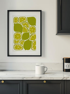 Lime Zest Collection Plakat - 21 x 29.7 cm - Nellastore