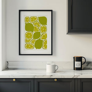 Lime Zest Collection Plakat - 21 x 29.7 cm - Nellastore