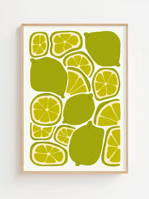 Lime Zest Collection Plakat - 21 x 29.7 cm - Nellastore