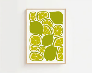 Lime Zest Collection Plakat - 21 x 29.7 cm - Nellastore