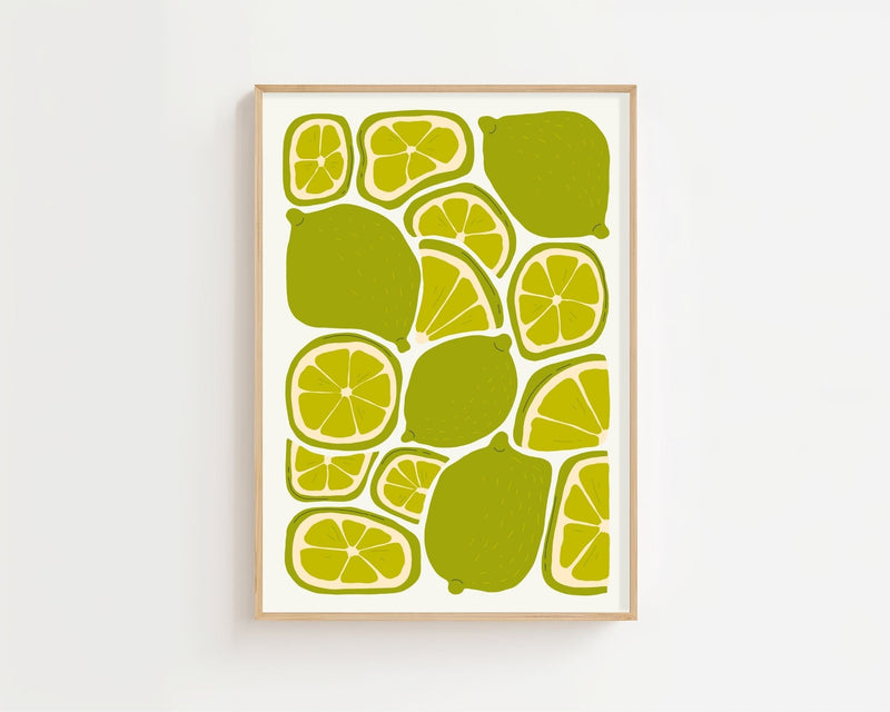 Lime Zest Collection Plakat - 21 x 29.7 cm - Nellastore