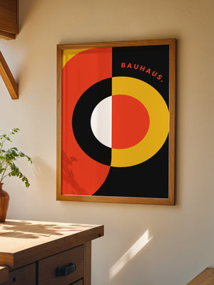 Linear Structure Bauhaus Plakat - 21 x 29.7 cm - Nellastore