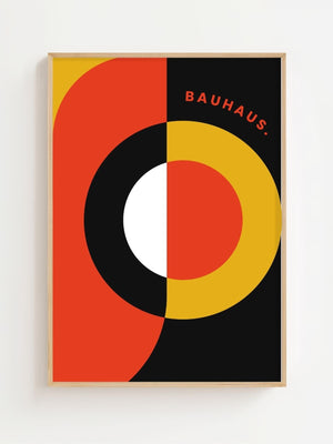 Linear Structure Bauhaus Plakat - 21 x 29.7 cm - Nellastore