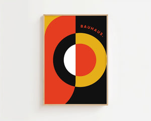 Linear Structure Bauhaus Plakat - 21 x 29.7 cm - Nellastore