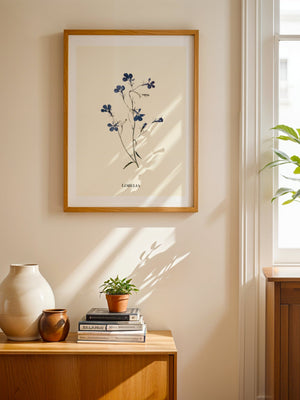 Lobelia Plakat - 21 x 29.7 cm (A4) - Nellastore