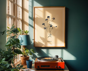 Lobelia Plakat - 21 x 29.7 cm (A4) - Nellastore