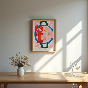 Lobster Feast Plakat - 21 x 29.7 cm - Nellastore