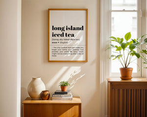 Long Island Iced Tea Plakat - 21 x 29.7 cm (A4) - Nellastore