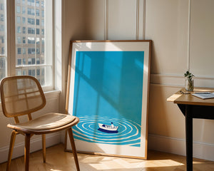 Lost At Sea Plakat - 21 x 29.7 cm (A4) - Nellastore