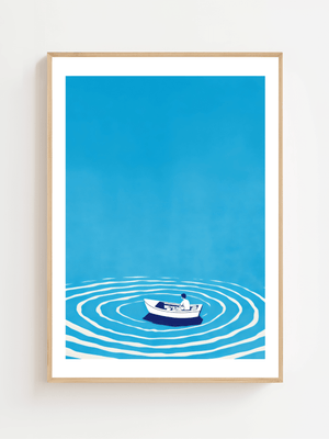 Lost At Sea Plakat - 21 x 29.7 cm (A4) - Nellastore