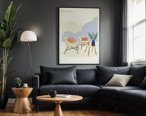 Lounge Corner Plakat - 21 x 29.7 cm - Nellastore