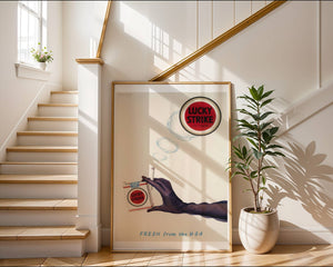 Lucky Strike Plakat - 21 x 29.7 cm (A4) - Nellastore