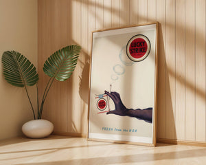 Lucky Strike Plakat - 21 x 29.7 cm (A4) - Nellastore