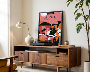 Madrid Music Night Plakat - 21 x 29.7 cm - Nellastore