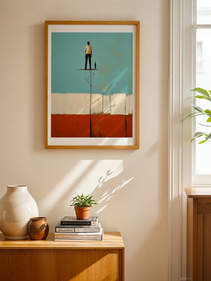 Man On The Edge Plakat - 21 x 29.7 cm (A4) - Nellastore