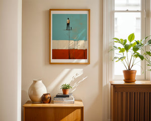 Man On The Edge Plakat - 21 x 29.7 cm (A4) - Nellastore
