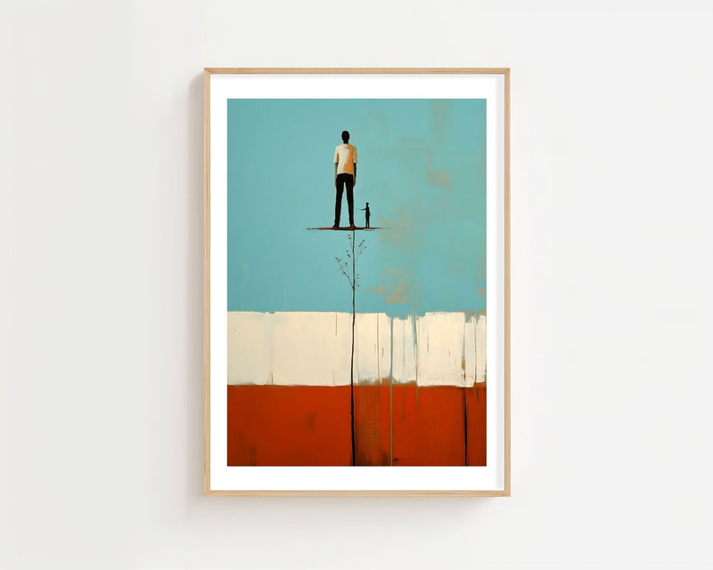 Man On The Edge Plakat - 21 x 29.7 cm (A4) - Nellastore