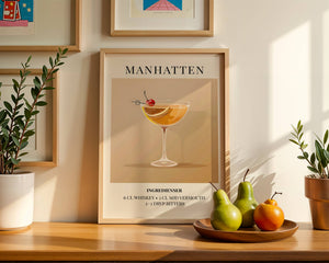Manhattan Plakat - 21 x 29.7 cm (A4) - Nellastore
