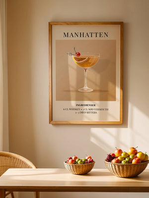 Manhattan Plakat - 21 x 29.7 cm (A4) - Nellastore