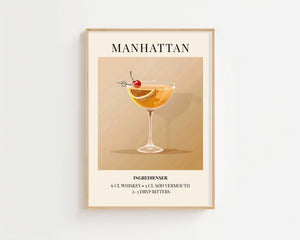 Manhattan Plakat - 21 x 29.7 cm (A4) - Nellastore