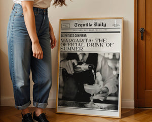 Margarita Official Drink Plakat - 21 x 29.7 cm (A4) - Nellastore