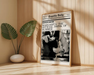 Margarita Official Drink Plakat - 21 x 29.7 cm (A4) - Nellastore